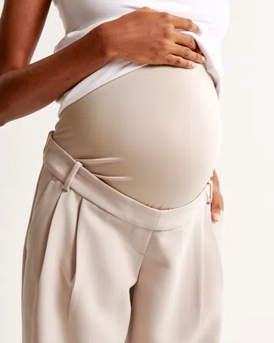 Abercrombie & Fitch Maternity A&f Sloane Tailored Pant In Brown