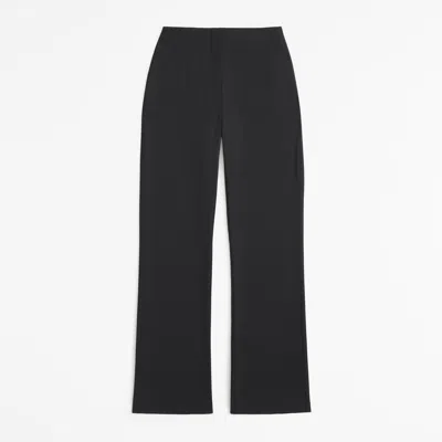Abercrombie & Fitch High Rise Slim Boot Trouser In Black