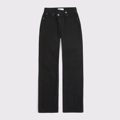 Abercrombie & Fitch High Rise 90s Relaxed Crossover Waistband Jean