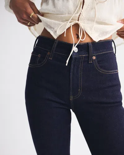 Abercrombie & Fitch High Rise Bootcut Jean In Brown