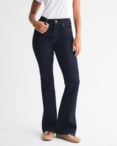 Abercrombie & Fitch Curve Love High Rise Bootcut Jean In Blue