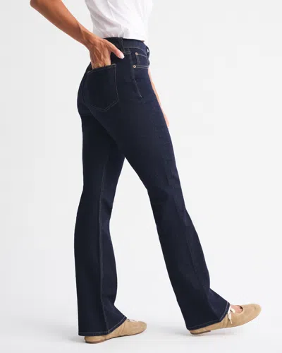 Abercrombie & Fitch Curve Love High Rise Bootcut Jean In Blue