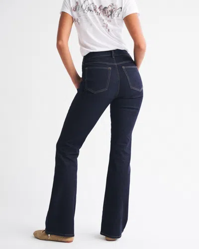 Abercrombie & Fitch Curve Love High Rise Bootcut Jean In Blue