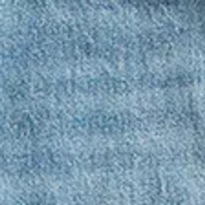 Abercrombie & Fitch Curve Love Mid Rise 90s Straight Heart Embroidered Jean