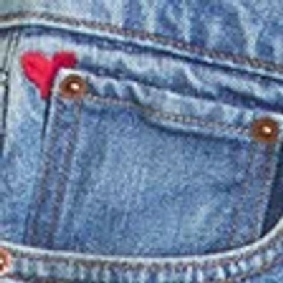 Abercrombie & Fitch Curve Love High Rise 90s Relaxed Heart Embroidered Jean