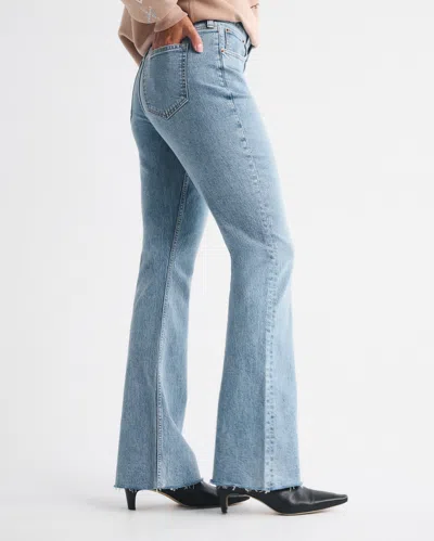 Abercrombie & Fitch Curve Love High Rise Bootcut Jean In Blue