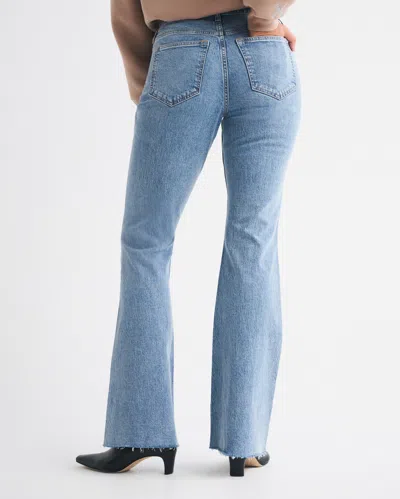 Abercrombie & Fitch Curve Love High Rise Bootcut Jean In Blue
