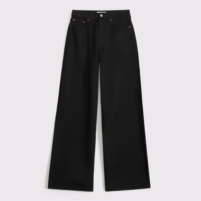 Abercrombie & Fitch High Rise Wide Leg Jean