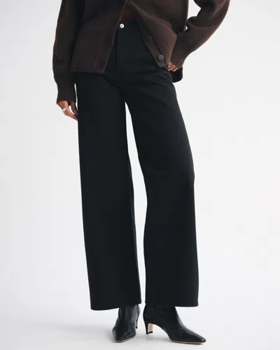 Abercrombie & Fitch High Rise Wide Leg Jean