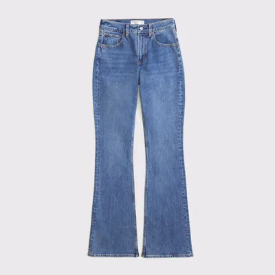 Abercrombie & Fitch High Rise Bootcut Jean In Blue