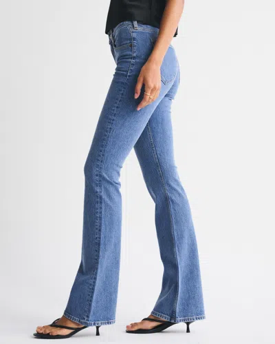 Abercrombie & Fitch High Rise Bootcut Jean In Blue