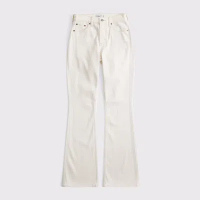 Abercrombie & Fitch Curve Love High Rise Bootcut Jean In Neutral