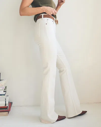 Abercrombie & Fitch High Rise Bootcut Jean In Sand