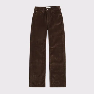 Abercrombie & Fitch High Rise 90s Relaxed Velvet Jean