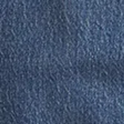 Abercrombie & Fitch High Rise 90s Relaxed Raw Hem Jean In Blue