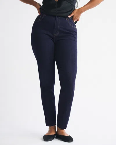 Abercrombie & Fitch Curve Love High Rise Modern Skinny Jean In Blue