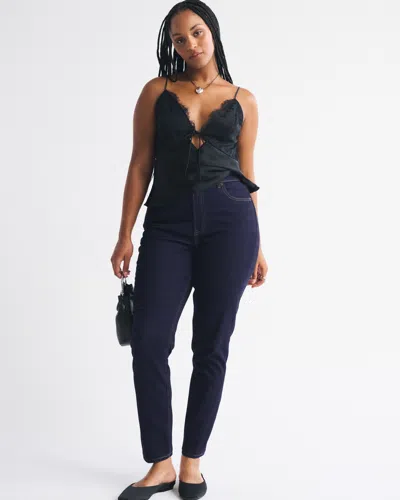 Abercrombie & Fitch Curve Love High Rise Modern Skinny Jean In Blue