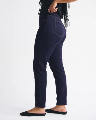 Abercrombie & Fitch Curve Love High Rise Modern Skinny Jean In Blue