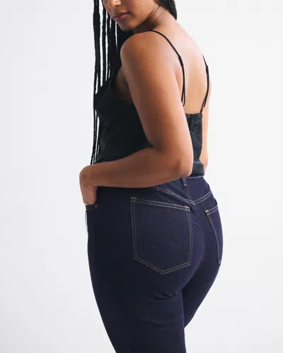 Abercrombie & Fitch Curve Love High Rise Modern Skinny Jean In Blue