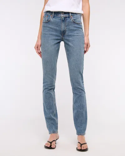 Abercrombie & Fitch High Rise Modern Skinny Jean In Blue