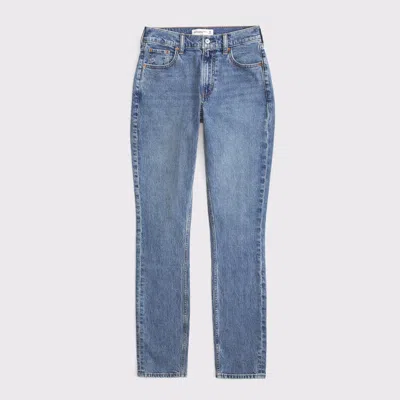 Abercrombie & Fitch Curve Love High Rise Modern Skinny Jean In Blue