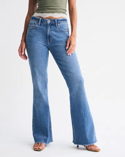 Abercrombie & Fitch Curve Love High Rise Flare Jean