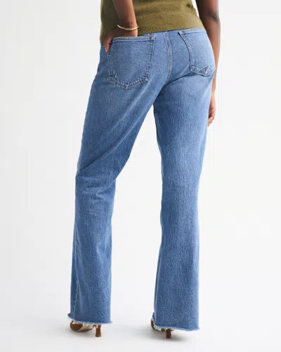 Abercrombie & Fitch High Rise Flare Jean In Gray