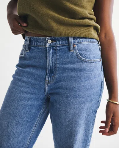 Abercrombie & Fitch High Rise Flare Jean In Gray