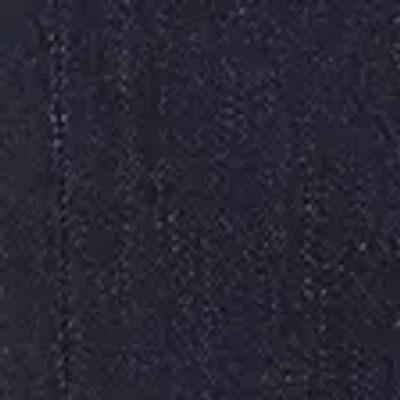 Abercrombie & Fitch Mid Rise Bootcut Vegan Suede Waistband Jean In Blue