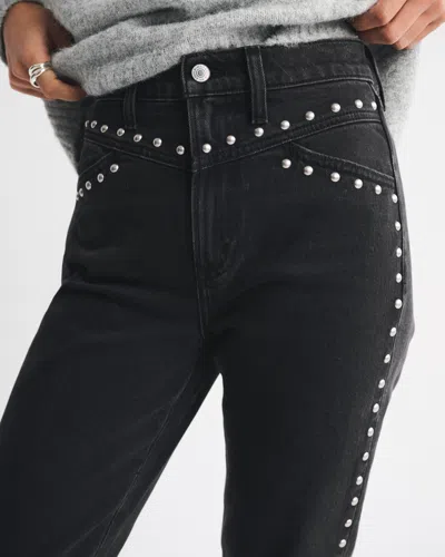 Abercrombie & Fitch Ultra High Rise 90s Straight Jean In Brown