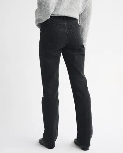 Abercrombie & Fitch Ultra High Rise 90s Straight Jean In Brown