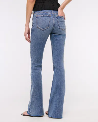 Abercrombie & Fitch Mid Rise Bootcut Frayed Hem Jean