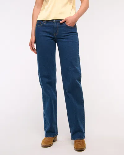 Abercrombie & Fitch Low Rise 90s Relaxed Jean In Metallic