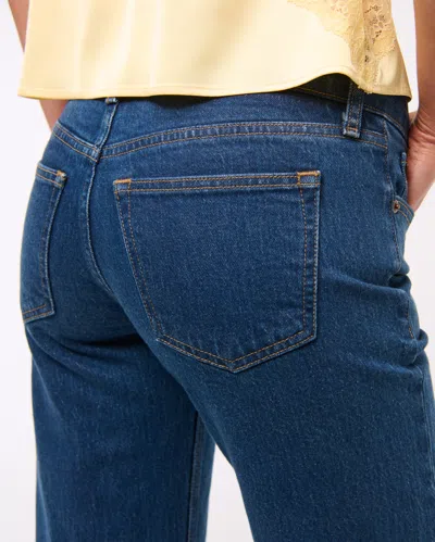 Abercrombie & Fitch Low Rise 90s Relaxed Jean In Metallic