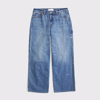 Abercrombie & Fitch Curve Love Low Rise Ultra Loose Jean