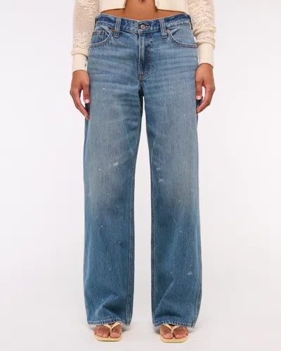 Abercrombie & Fitch Curve Love Low Rise Ultra Loose Jean