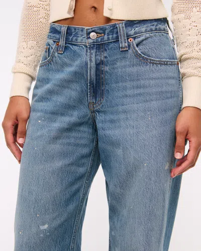 Abercrombie & Fitch Curve Love Low Rise Ultra Loose Jean