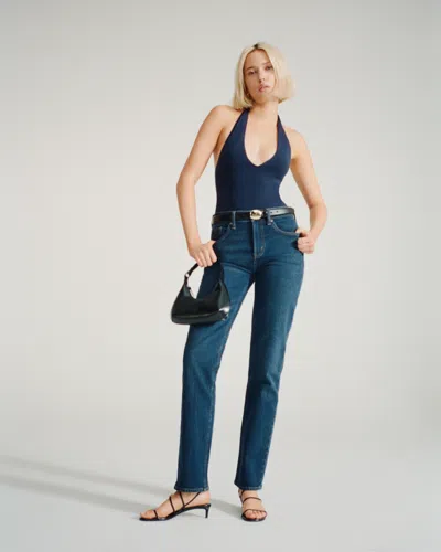 Abercrombie & Fitch Mid Rise 90s Straight Jean