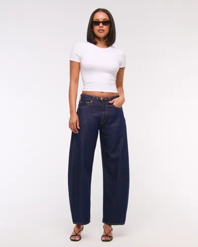 Abercrombie & Fitch Mid Rise Barrel Jean