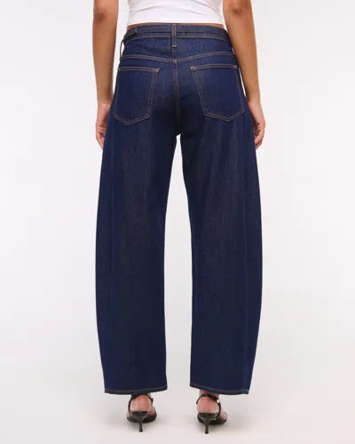 Abercrombie & Fitch Mid Rise Barrel Jean