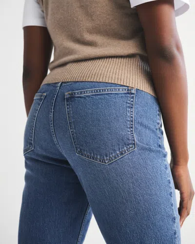 Abercrombie & Fitch Ultra High Rise Ankle Straight Jean