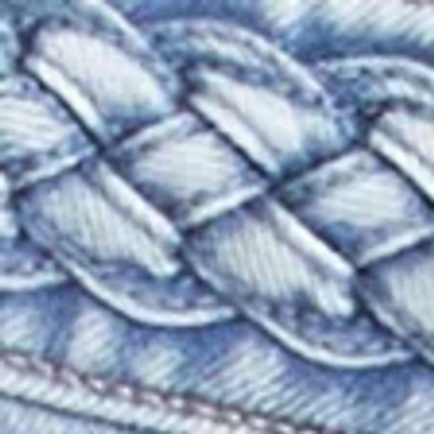 Abercrombie & Fitch Curve Love Mid Rise Bootcut Braided Waistband Jean