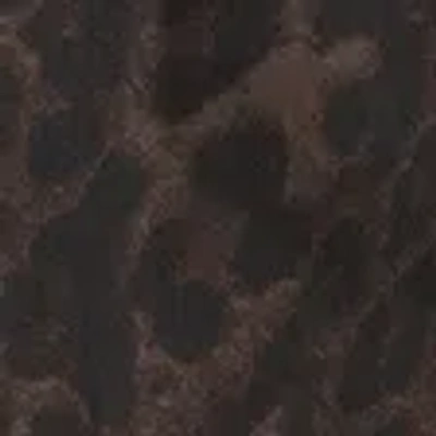 Abercrombie & Fitch High Rise 90s Relaxed Leopard Print Jean In Black