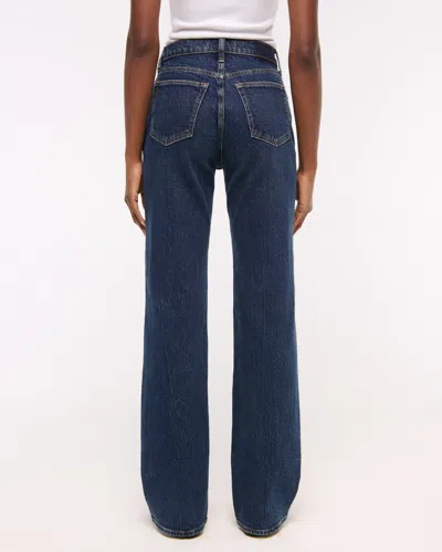 Abercrombie & Fitch High Rise 90s Relaxed Jean In Blue