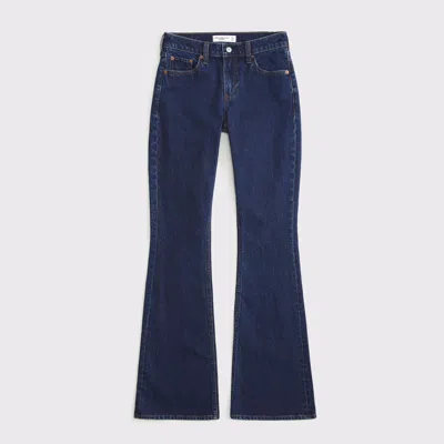 Abercrombie & Fitch Mid Rise Bootcut Jean In Blue