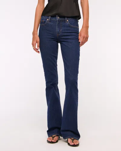 Abercrombie & Fitch Mid Rise Bootcut Jean In Blue