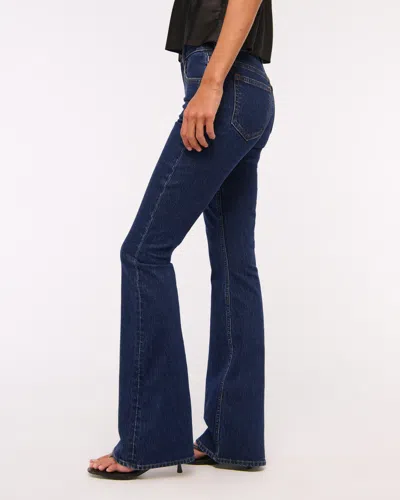 Abercrombie & Fitch Mid Rise Bootcut Jean In Blue
