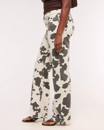 Abercrombie & Fitch High Rise 90s Relaxed Pony Print Jean In Multi