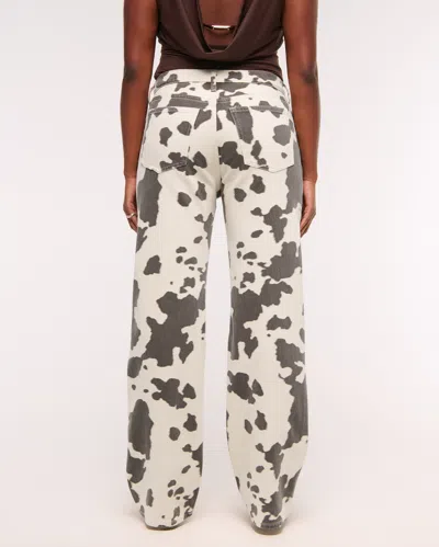 Abercrombie & Fitch High Rise 90s Relaxed Pony Print Jean In Multi