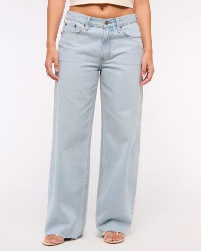 Abercrombie & Fitch Curve Love Low Rise Ultra Loose Jean